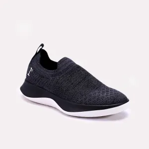 Womens Black Slip on Sneakers 0440808 Aerobic Grip