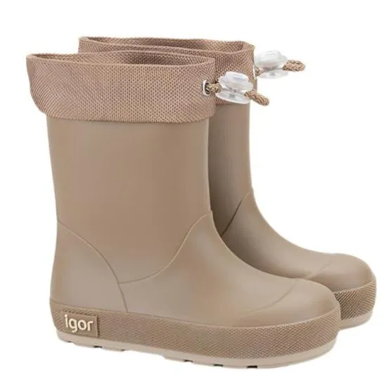 Igor Yogi Dk Cuello Rain Boots, Elmwood Neutral Style Minimal Design