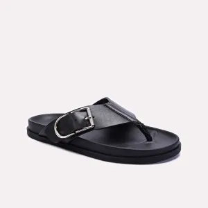 Mens Black Flip Flops 0151110 Chill Slip
