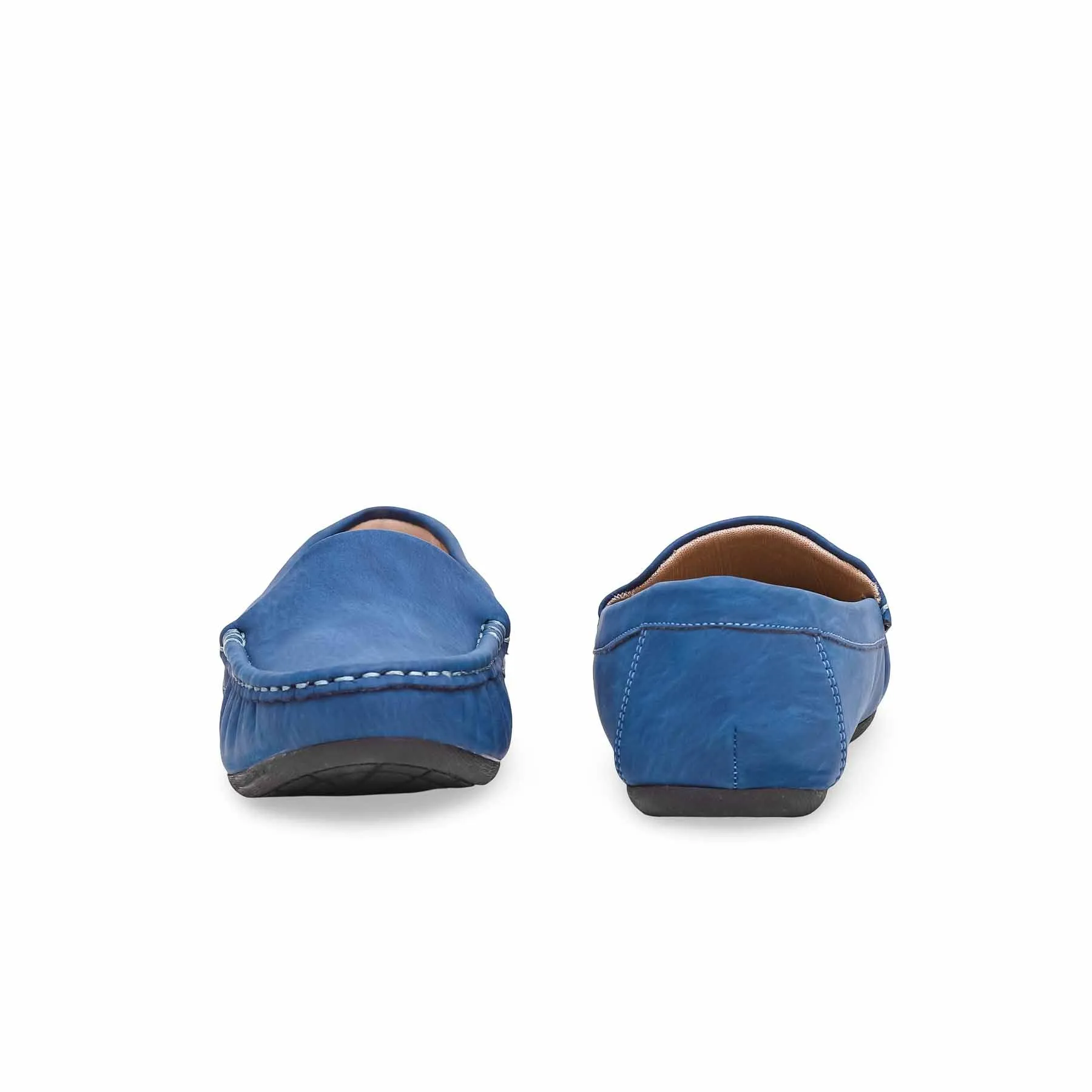 Women's Blue Moccasin WN4409 Slip Proof