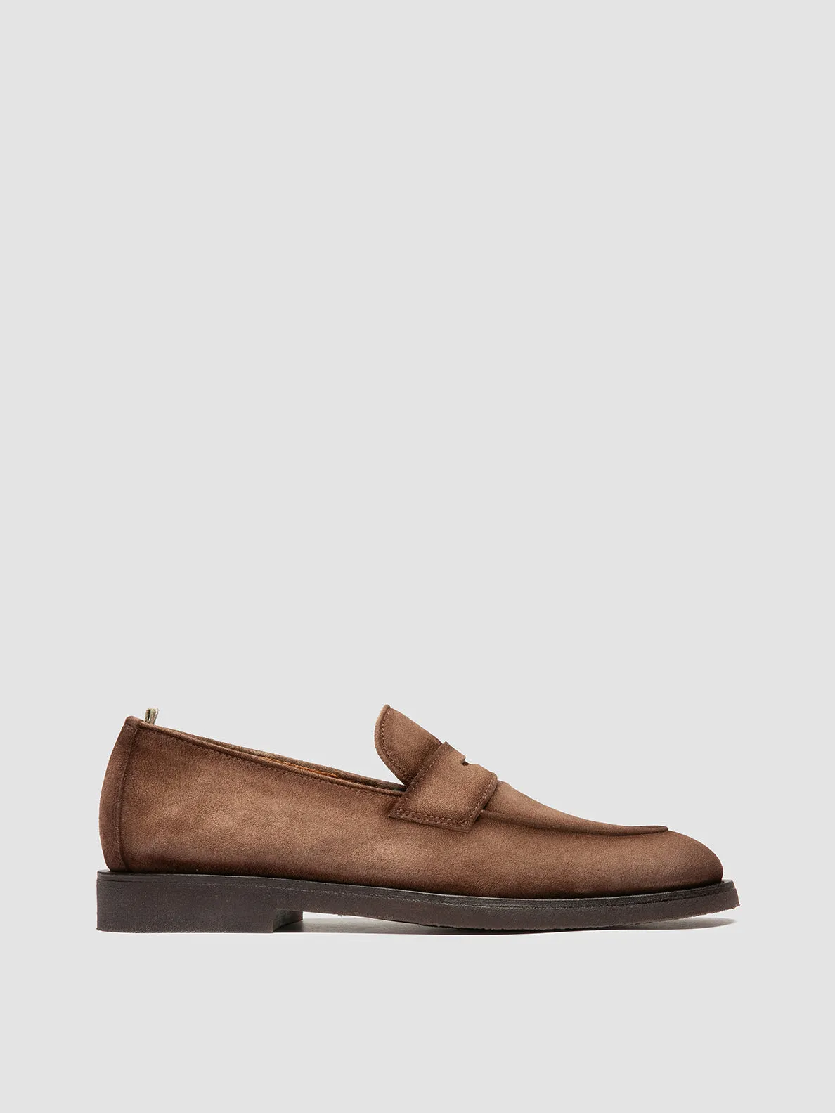 OPERA FLEXI 101 - Brown Suede Penny Loafers Quick Step