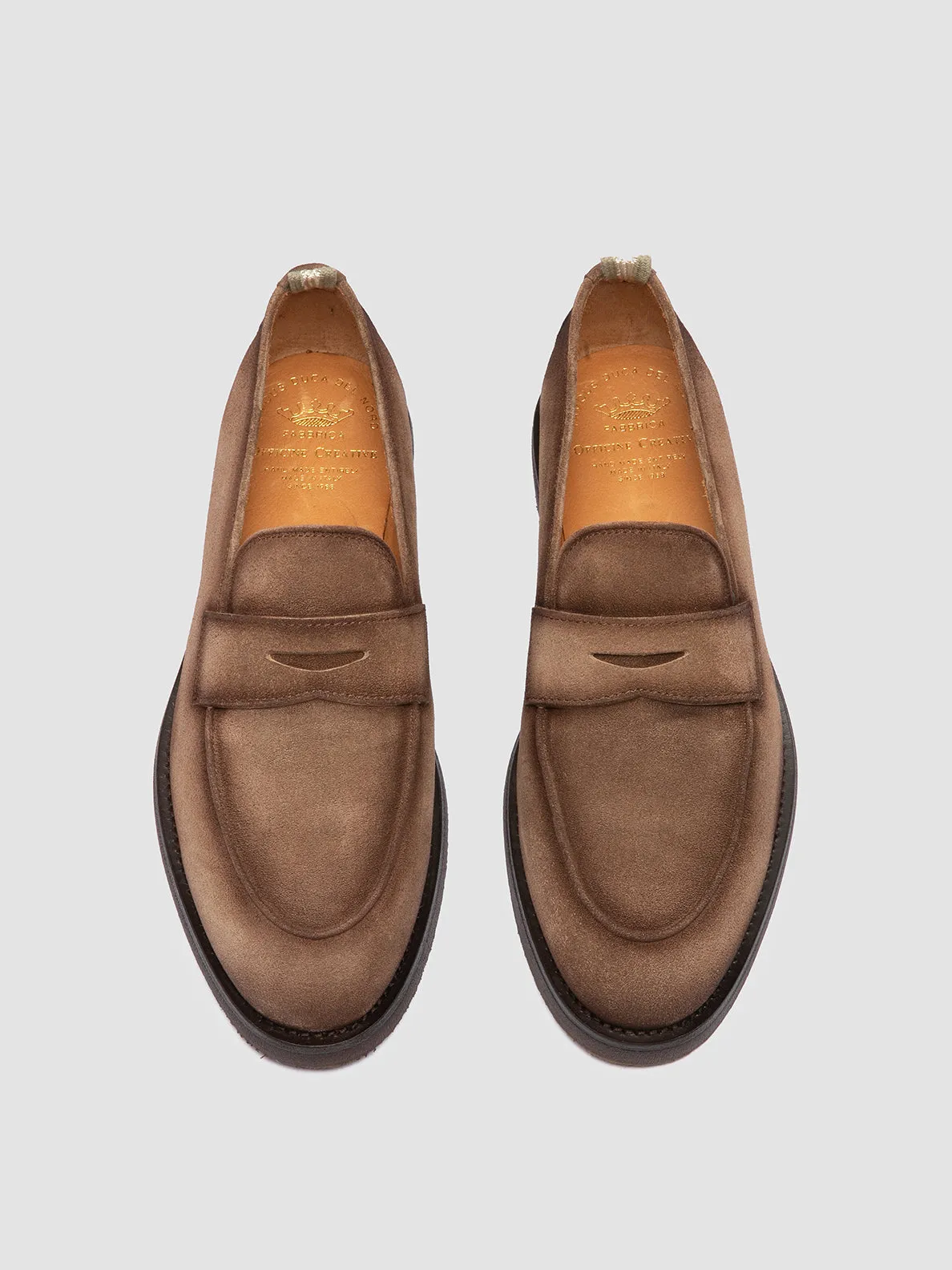 OPERA FLEXI 101 - Brown Suede Penny Loafers Lifestyle Upgrade Neutral palette
