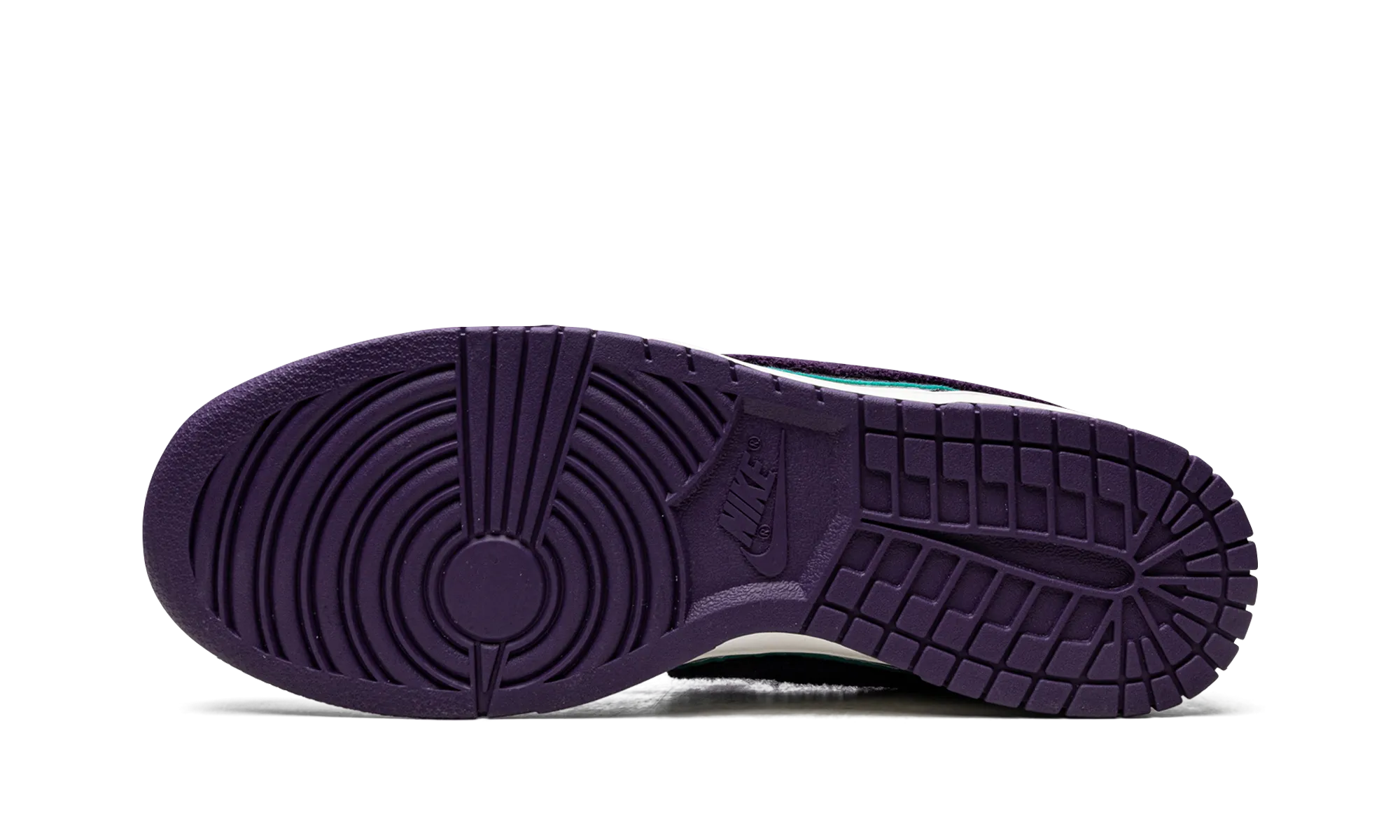 Bush Step Dunk Low "Chenille Swoosh - Grand Purple"