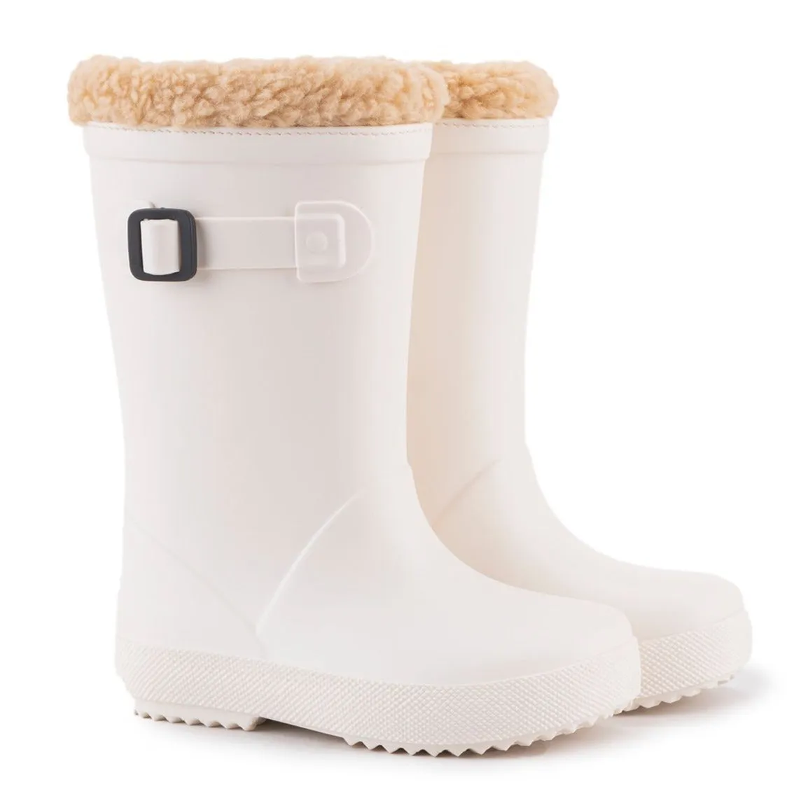 Igor Boy's & Girl's Euri Borreguito Lined Rain Boots, Blanco All Weather Mountain Climber