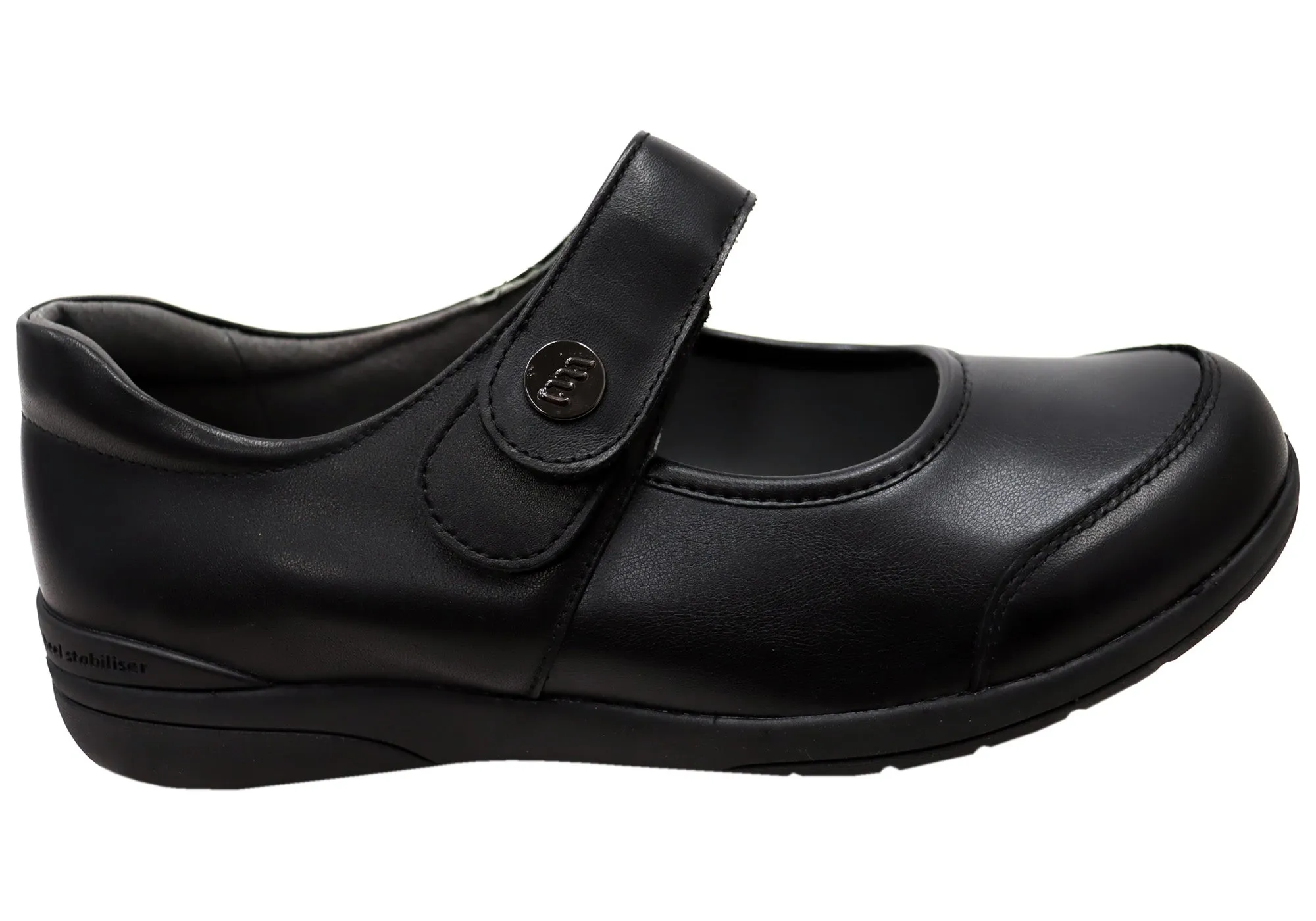 Lightweight Form Road Trip Homyped Maya Jane Womens Leather Comfort Wide Fit Mary Jane Shoes