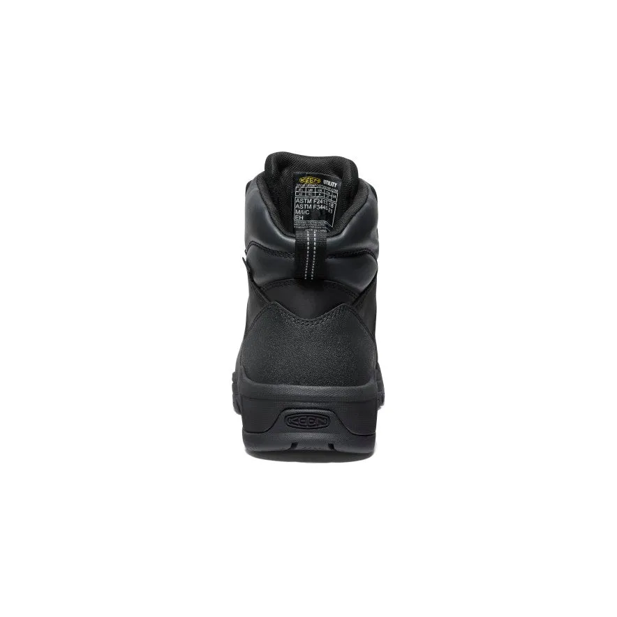 Blue Sky Stain Resistant Men's Evanston 6" Waterproof Boot (Carbon Toe)  |  Black/Black