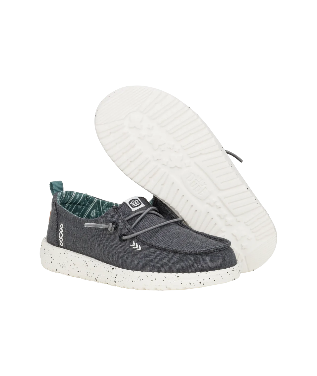 KIDS' WENDY CHAMBRAY Stacked Heel Light Run