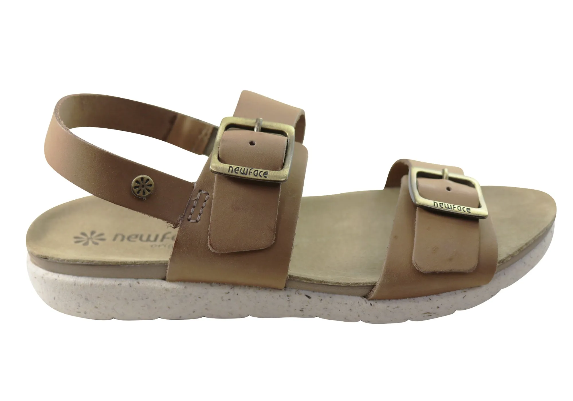 New Face Valley Womens Comfortable Leather Sandals Made In Brazil Flex Motion