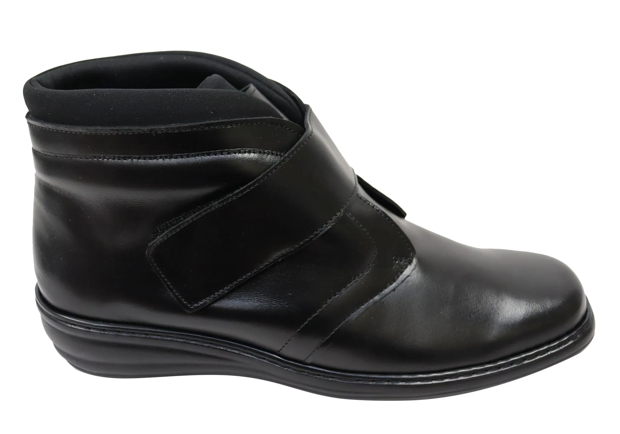 Mironneli Elaine Womens Comfortable Brazilian Leather Ankle Boots Travel
