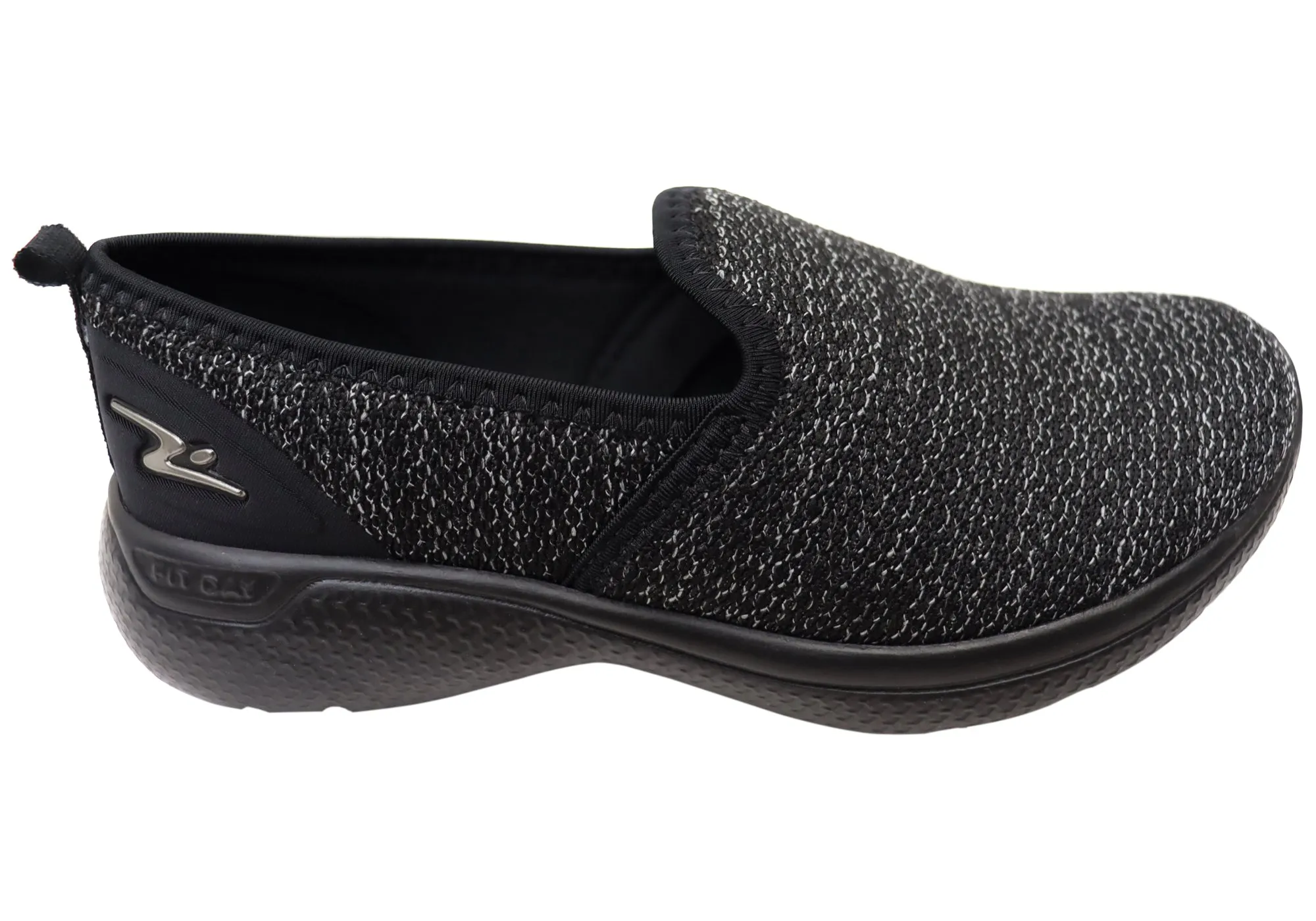 Fashion Edge Fiber Mix Adrun Glider Womens Comfortable Slip On Shoes Made In Brazil