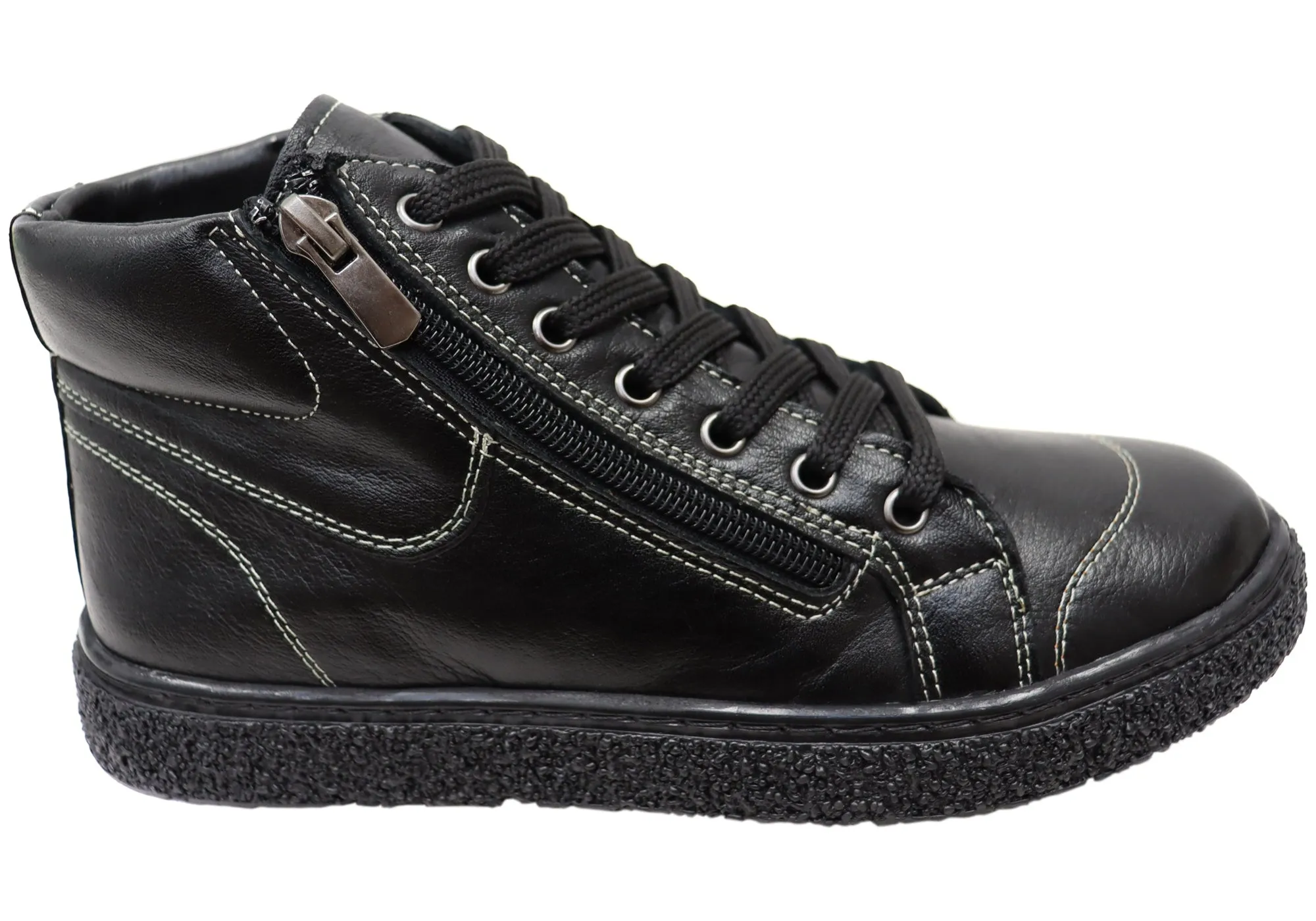 Walk Support Simple Style Orizonte Bribie Womens European Comfortable Leather Ankle Boots
