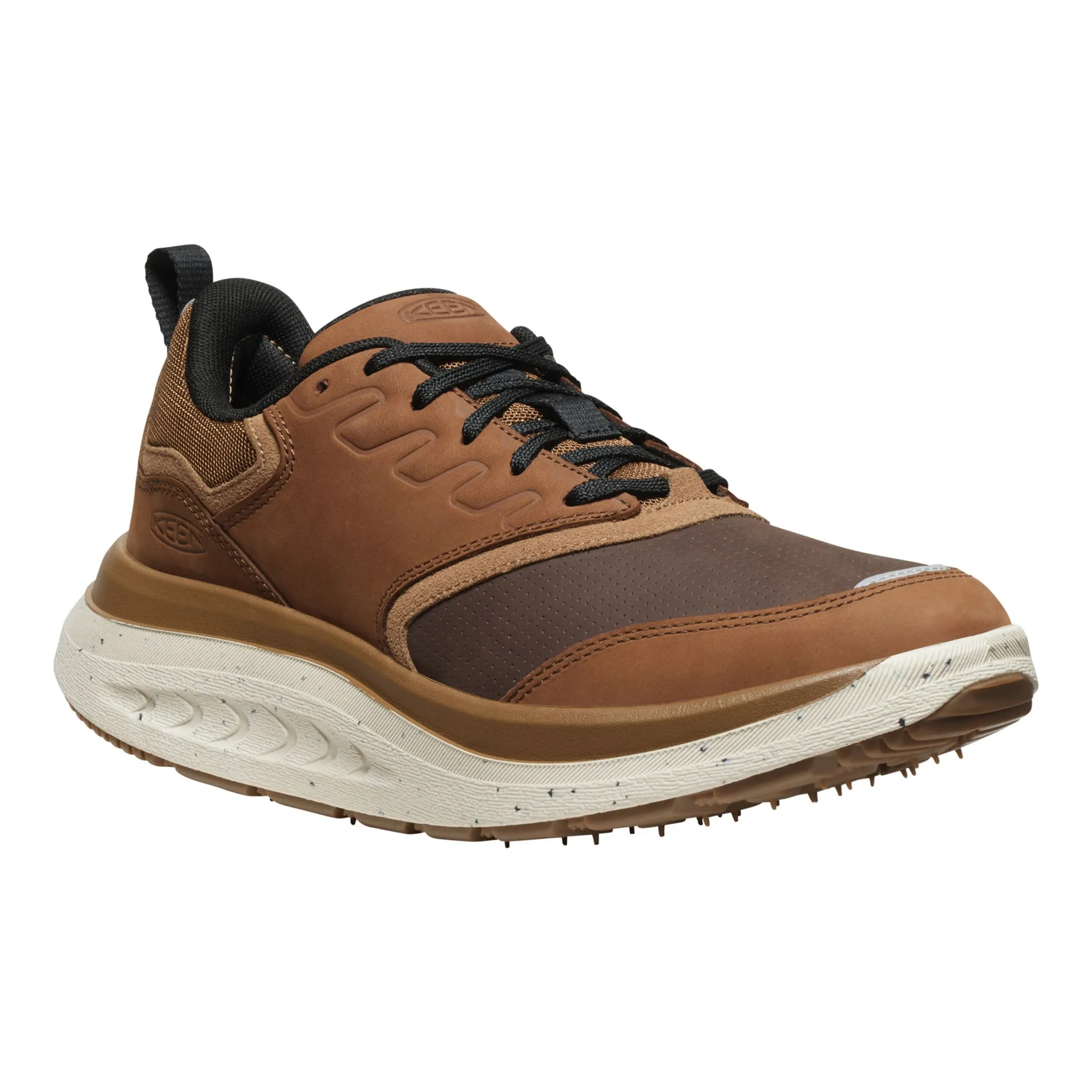 Lightweight Form Casual Wear Comfort Step Men's WK400 Leather Walking Shoe Bison/Toasted Coconut