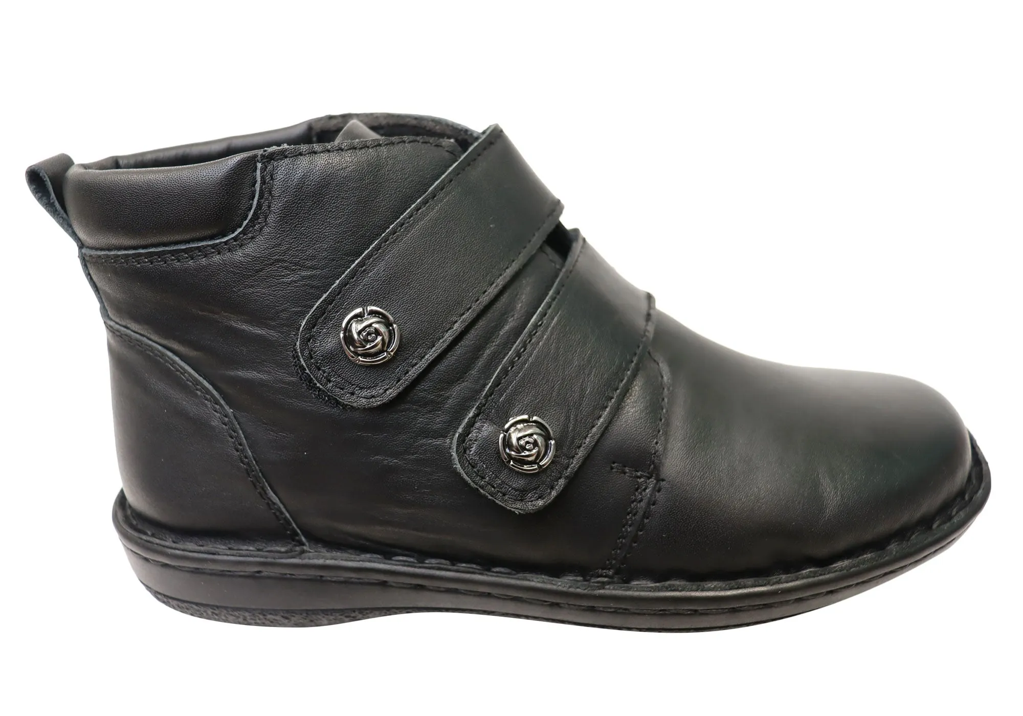 Support Foot Cabello Comfort Doll Womens Leather Ankle Boots Made In Turkey