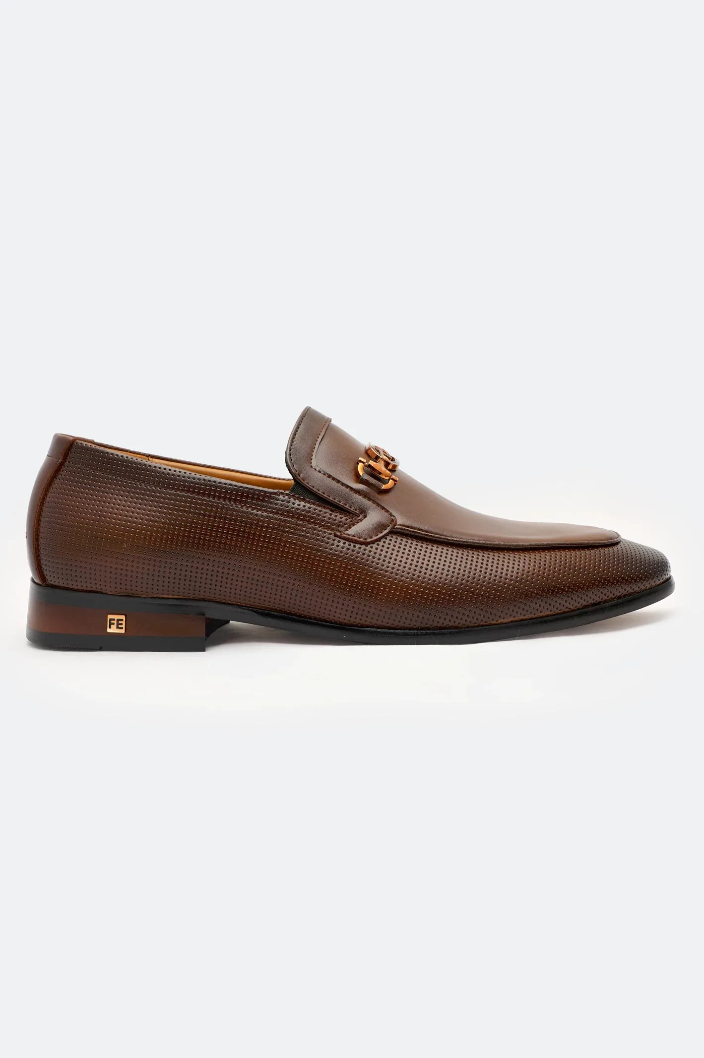 Style Uniform Brown Formal Moccassins Shoes
