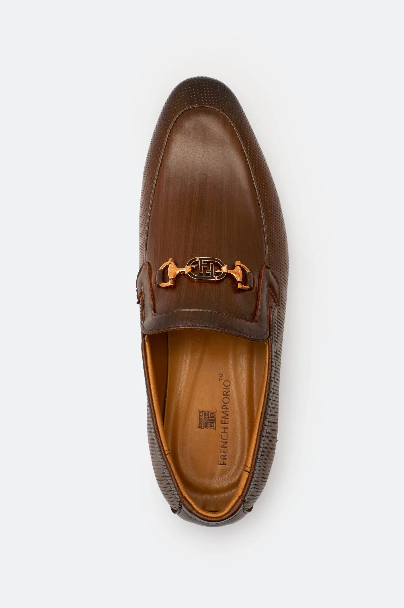 Core Shade Reliable Support Brown Formal Moccassins Shoes