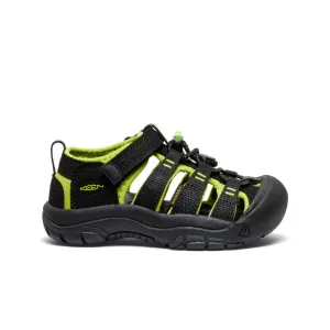 Little Kids' Newport H2  |  Black/Lime Green Shock absorption