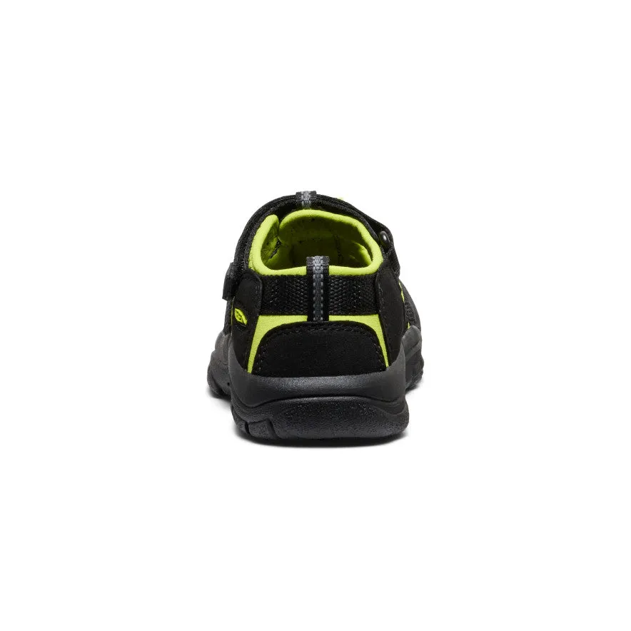 Little Kids' Newport H2  |  Black/Lime Green Chunky
