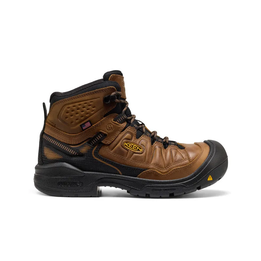Men's Targhee IV Waterproof Work Boot (Soft Toe)  |  Belgian/Black Sturdy