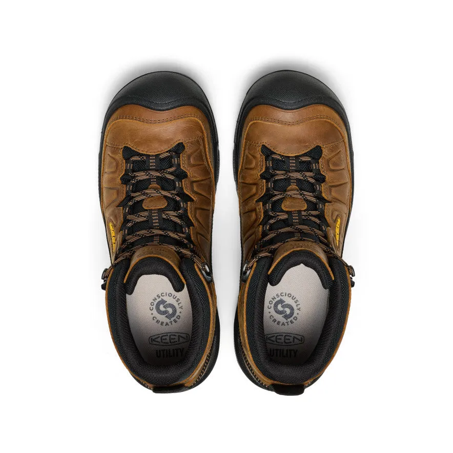 Men's Targhee IV Waterproof Work Boot (Soft Toe)  |  Belgian/Black Padded Interior Nature Lover