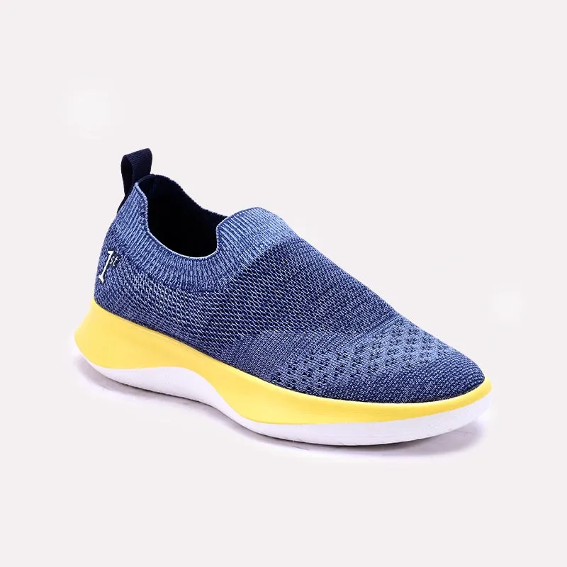 Low Touch Dynamic Suspension Womens Blue Slip on Sneakers 0440808