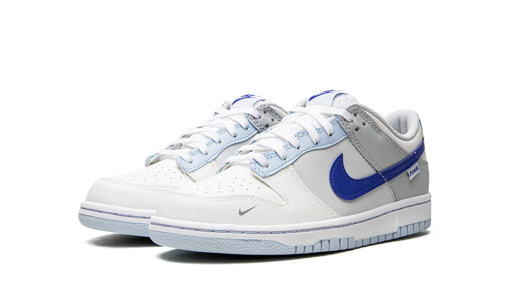 Foldable Build Dunk Low GS "Ivory / Hyper Royal"