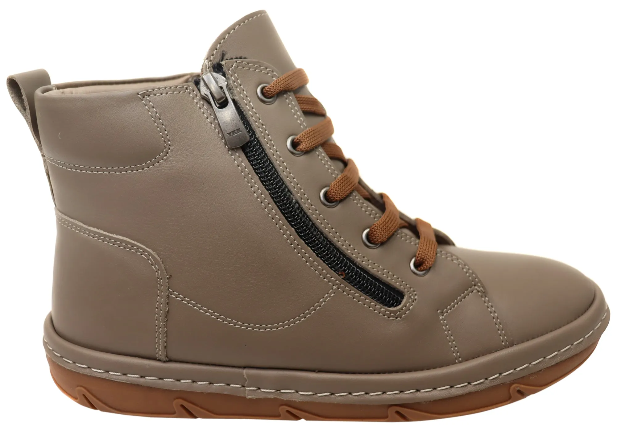 Orizonte Kylie Womens European Comfortable Leather Ankle Boots Strong material Shock   Absorbing Midsole