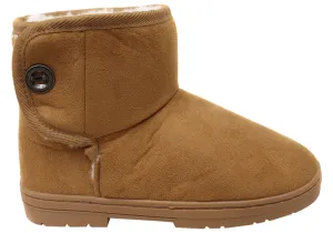 Scholl Orthaheel Fluffy II Womens Comfort Supportive Slippers Boots Slip Resistant Mountain Hike Comfortable Design