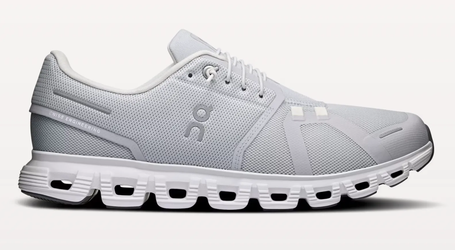 On Cloud 6 Glacier White - 3MF10070070 Flexible Soles Padded Ankle Support