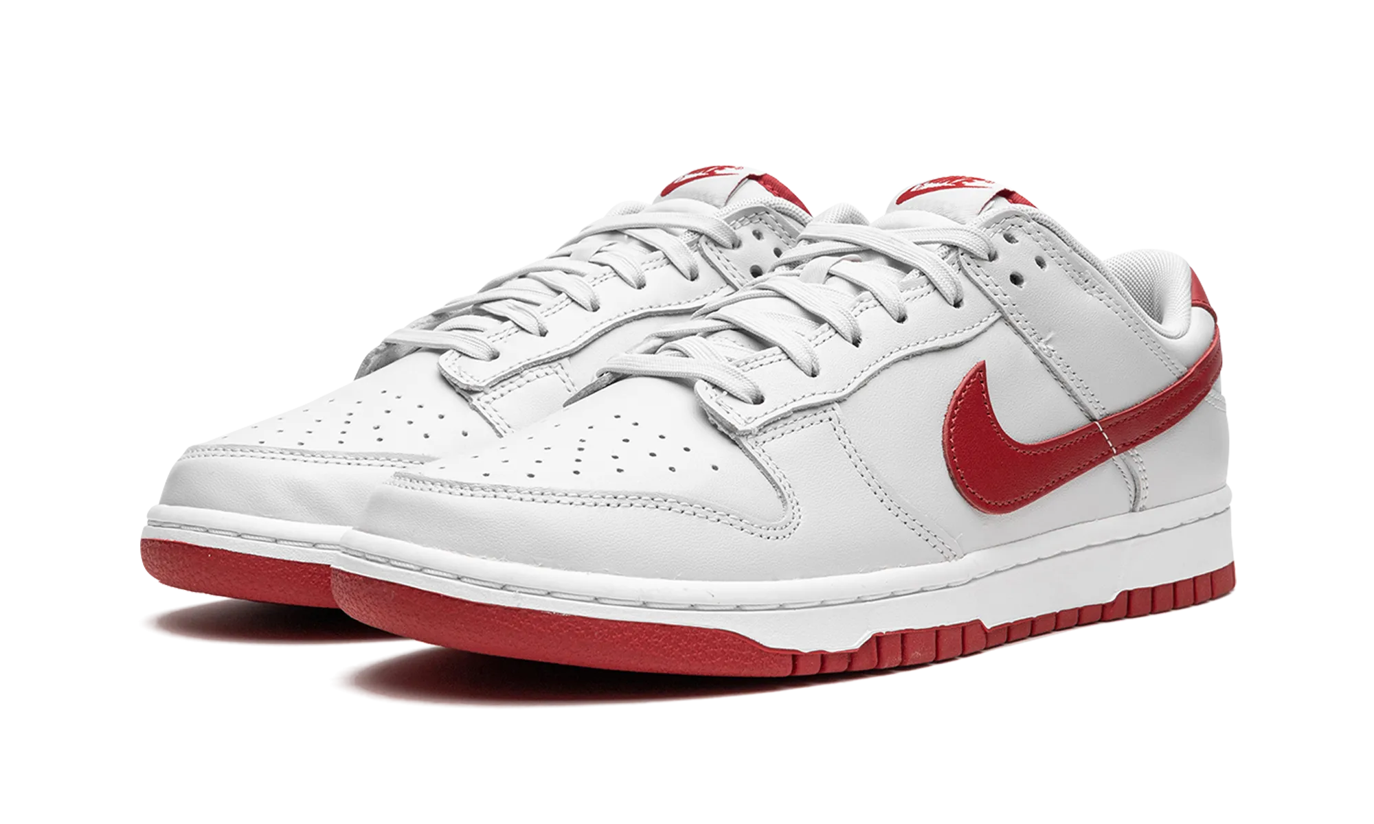 Neutral Form Print Fun Dunk Low "Vast Grey / Varsity Red"