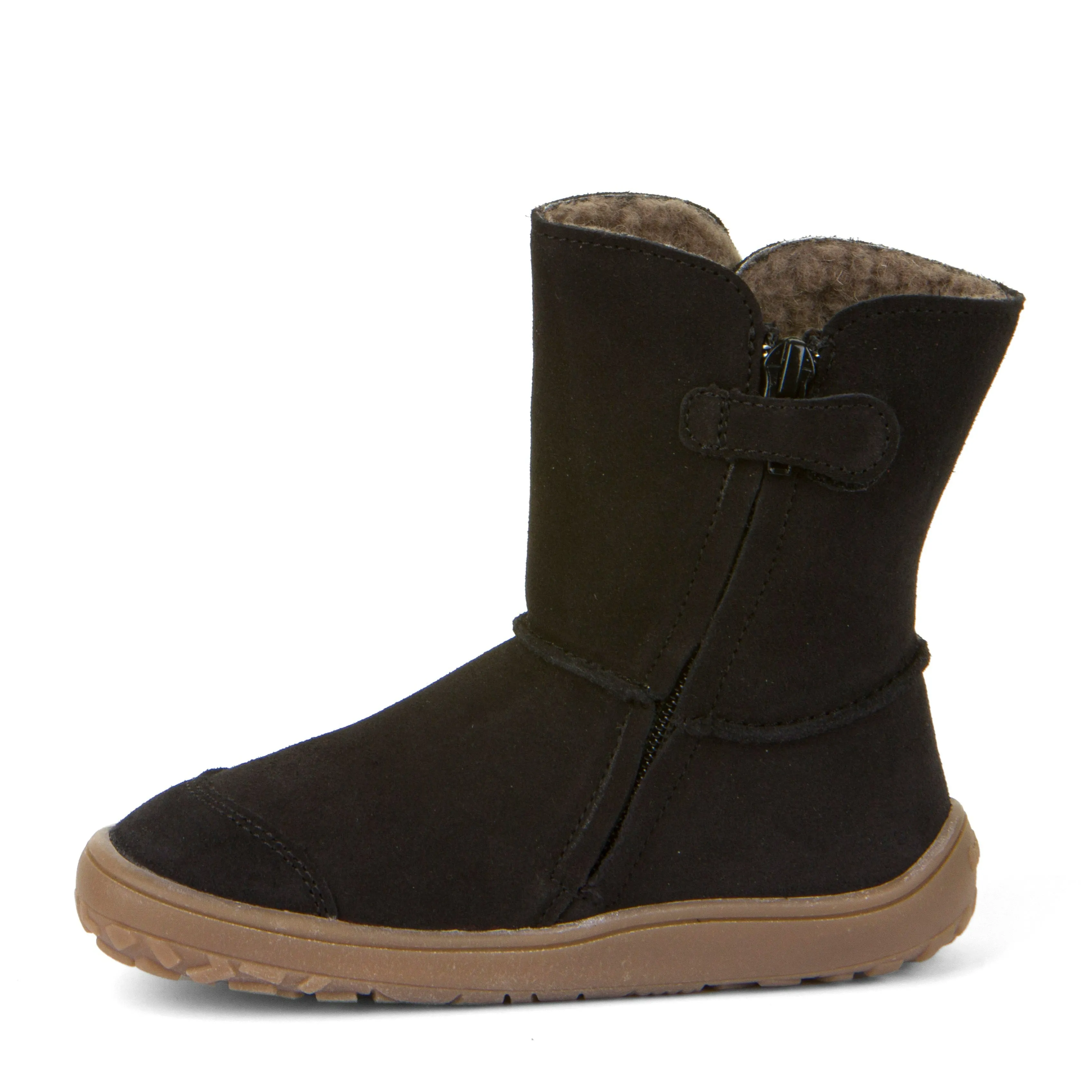 Neutral design Froddo Kid's Barefoot Tex Suede Waterproof Boots - Black