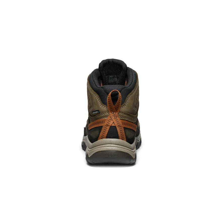 Outdoor Explorer Business Meeting Men's Targhee IV Waterproof Hiking Boot  |  Sea Turtle/Roasted Pecan