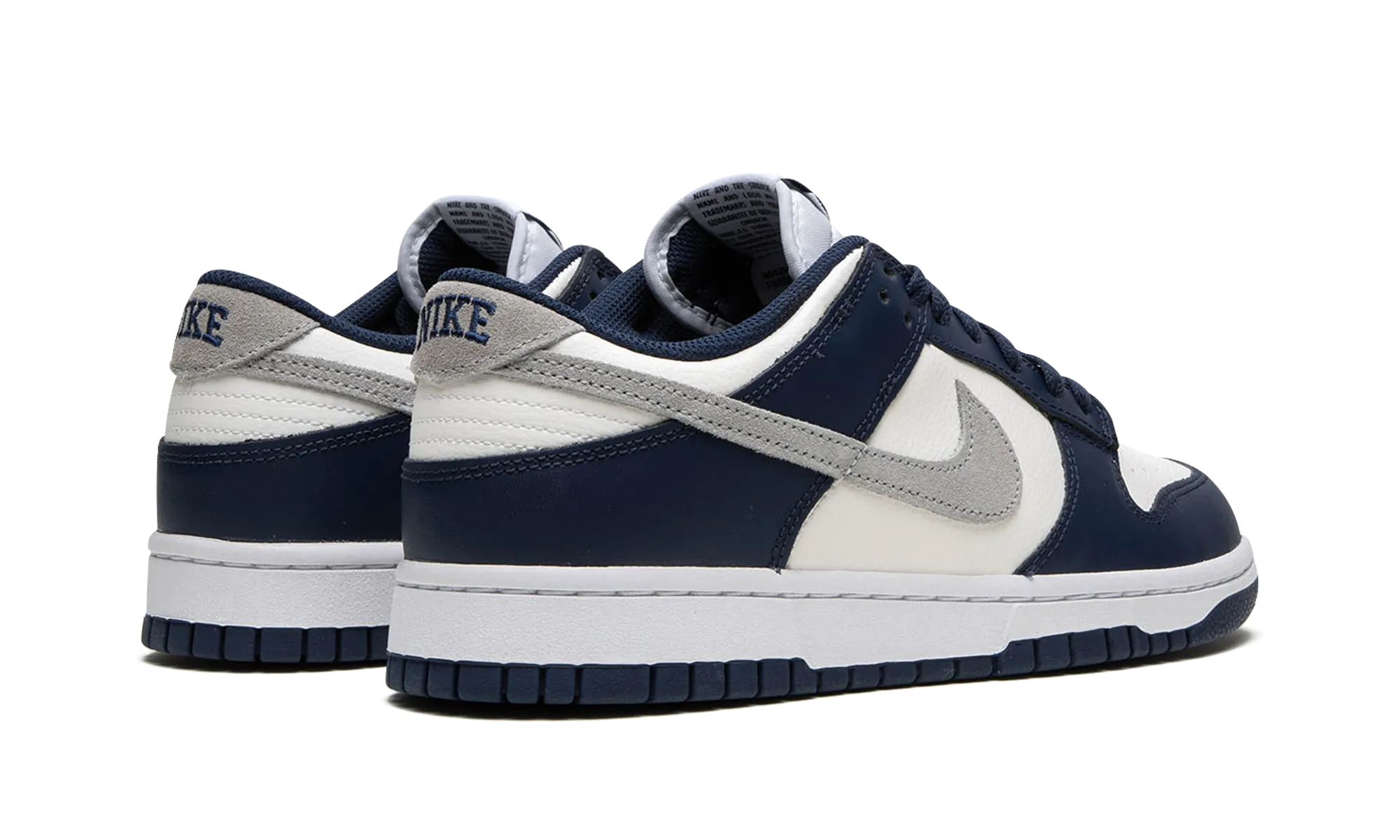 Dunk Low "Navy / White / Grey" Rubber Sole