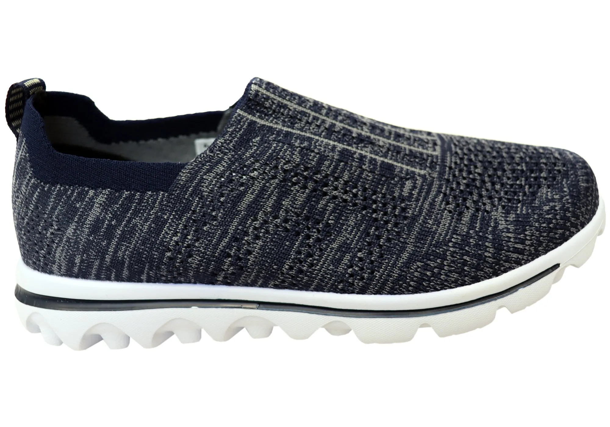 Propet Womens TravelActive Stretch Comfortable Slip On Shoes Year long