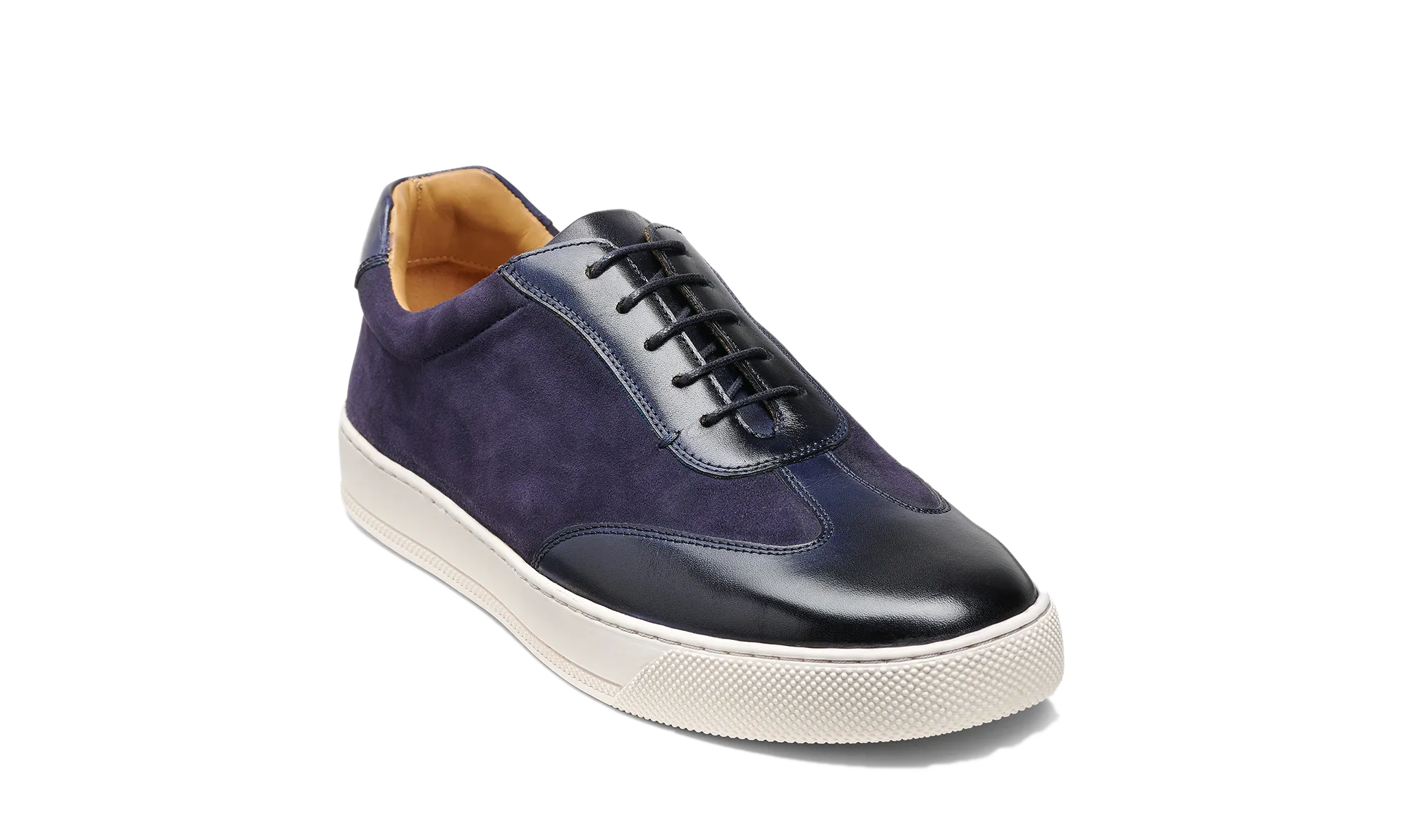 Lightweight Build All-day lining Stig - Navy Suede Calf