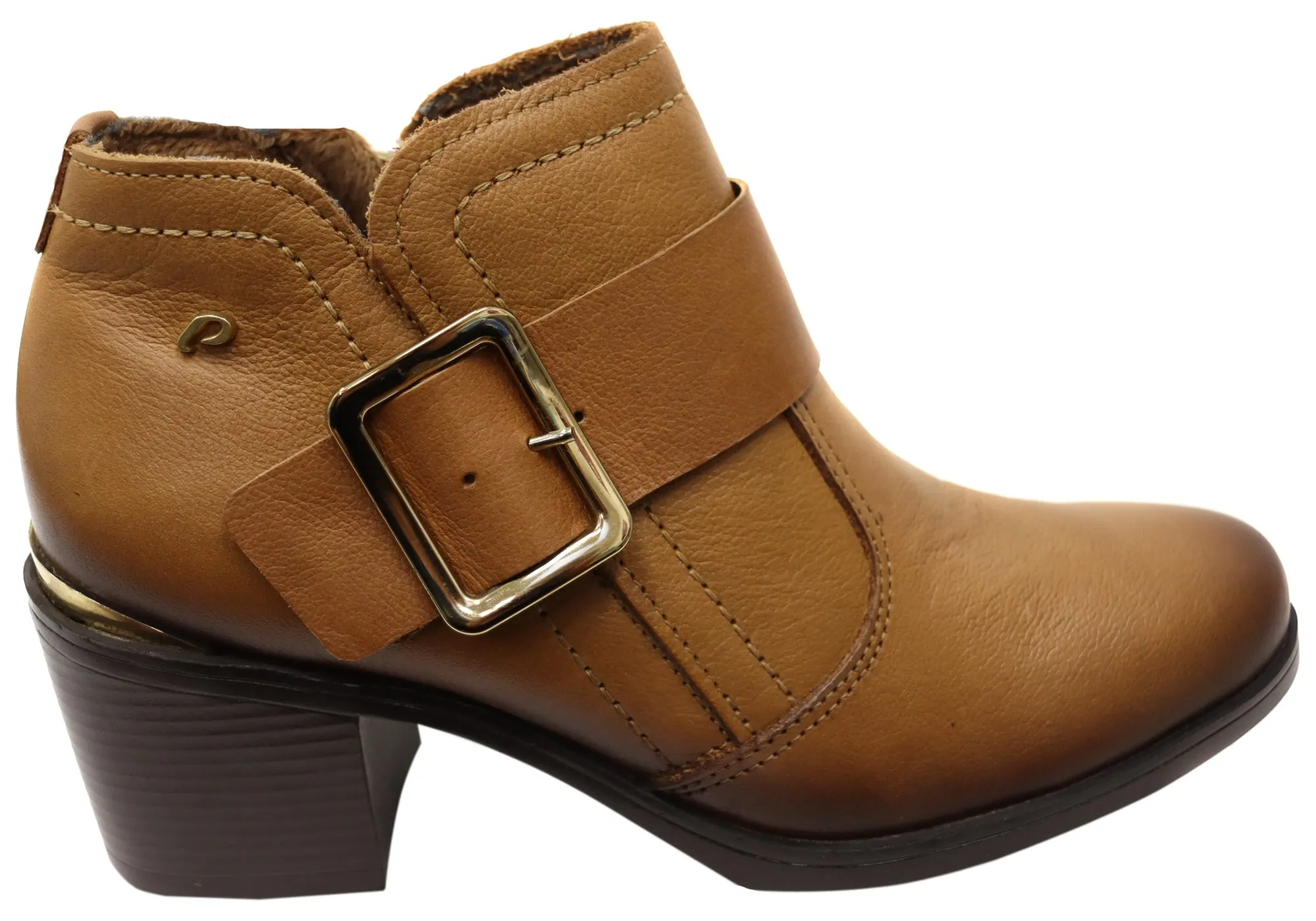 Pegada Macey Womens Comfortable Brazilian Leather Ankle Boots Reinforced
