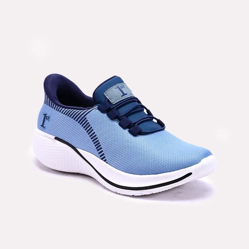 Anti Odor Fabric Womens Blue Sneakers Shoes 0440807