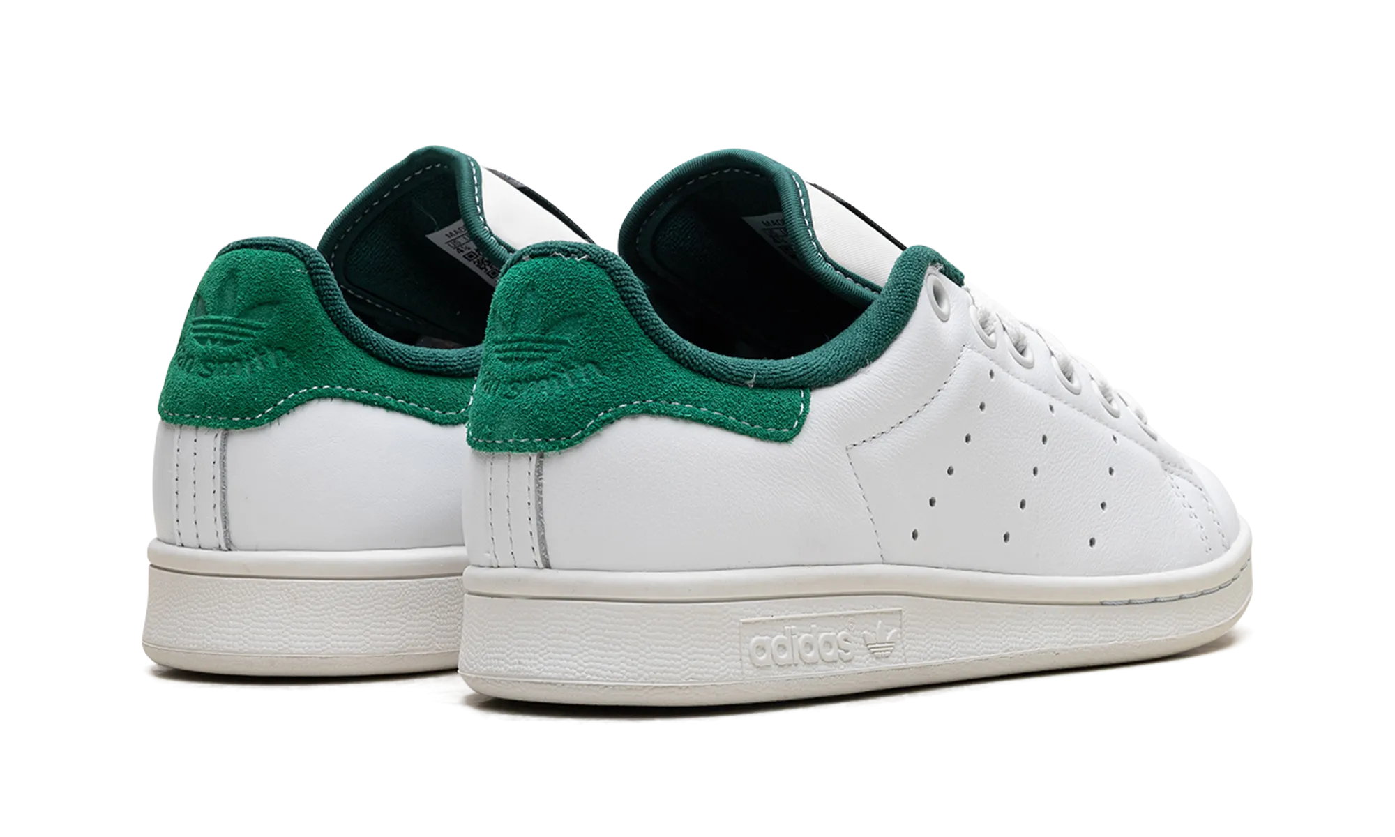 Stan Smith "White Green Suede Heel" Zero Stress