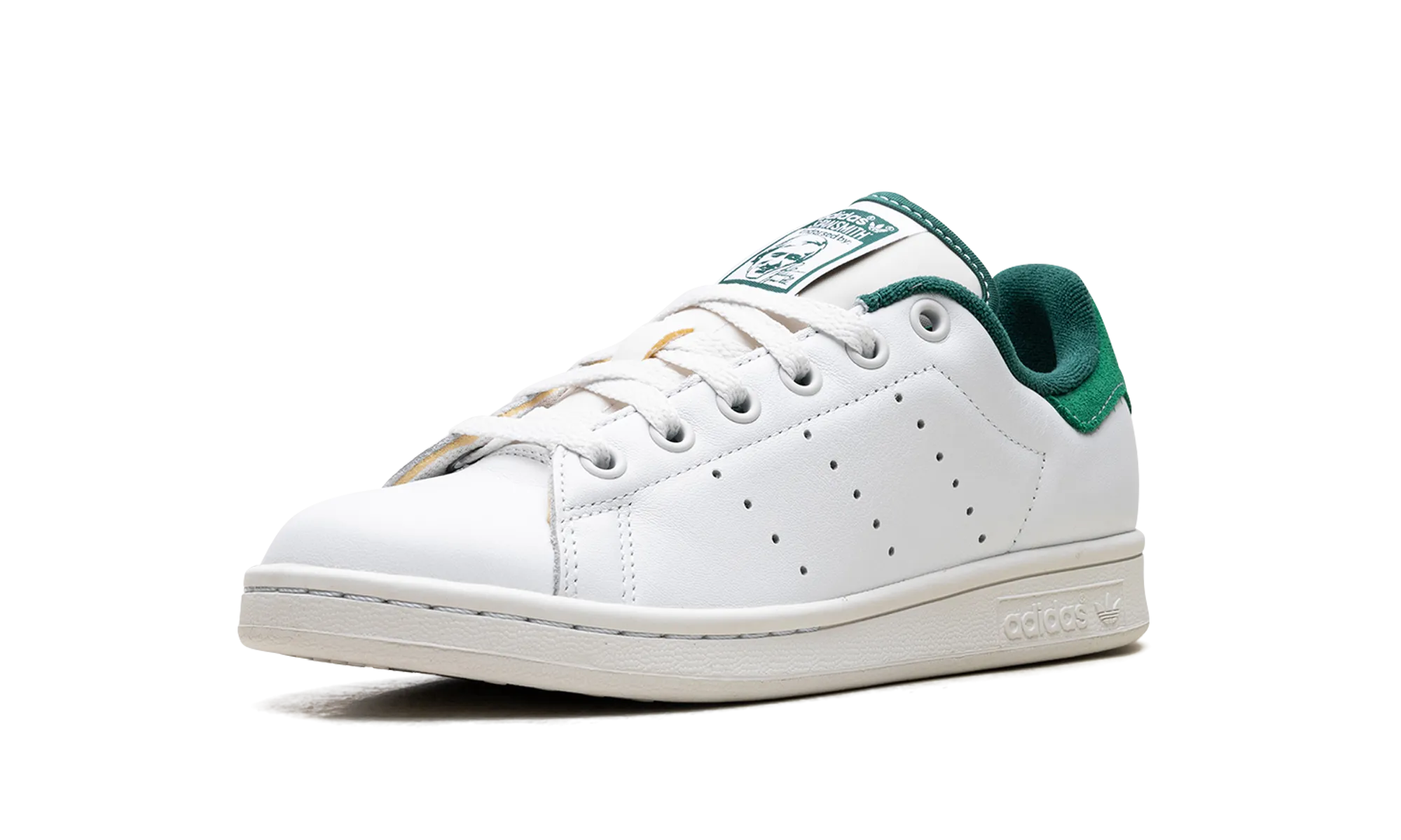 Stan Smith "White Green Suede Heel" Rock Hike Vine Path