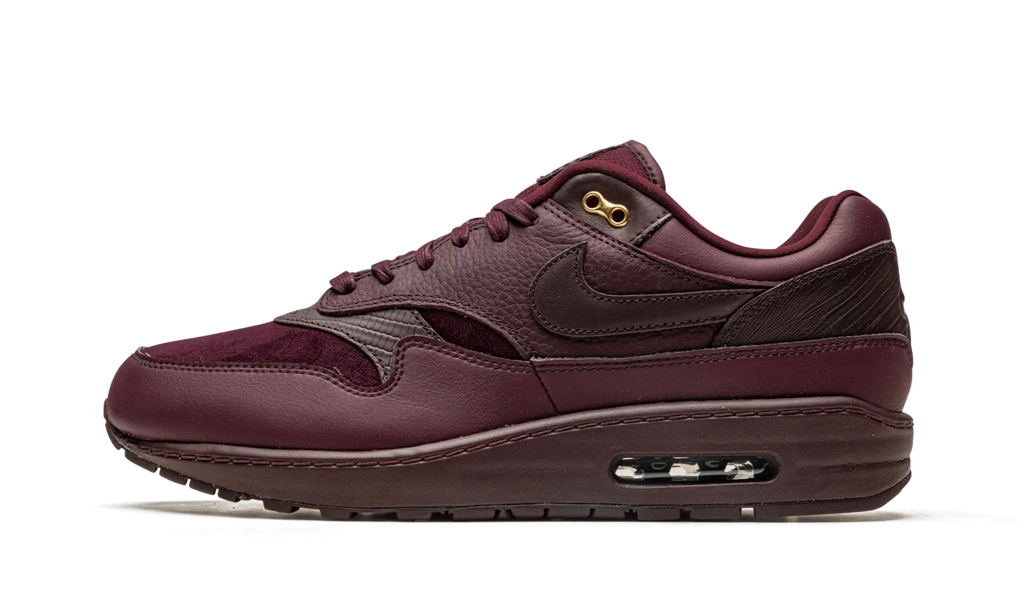 AIR MAX 1 WMNS "Burgundy Crush" shoe style