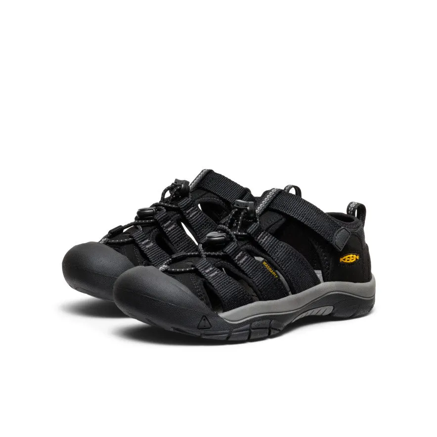 Perfect Fit Big Kids' Newport H2  |  Black/Keen Yellow