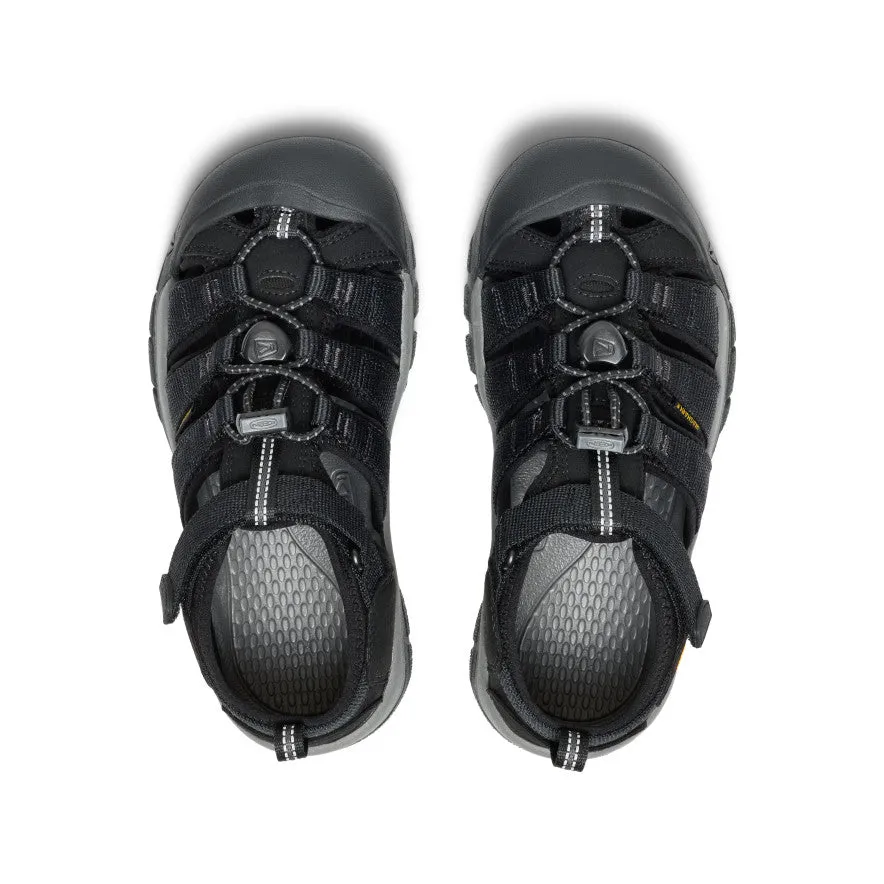 Big Kids' Newport H2  |  Black/Keen Yellow Casual Footwear for Active Life hollow design