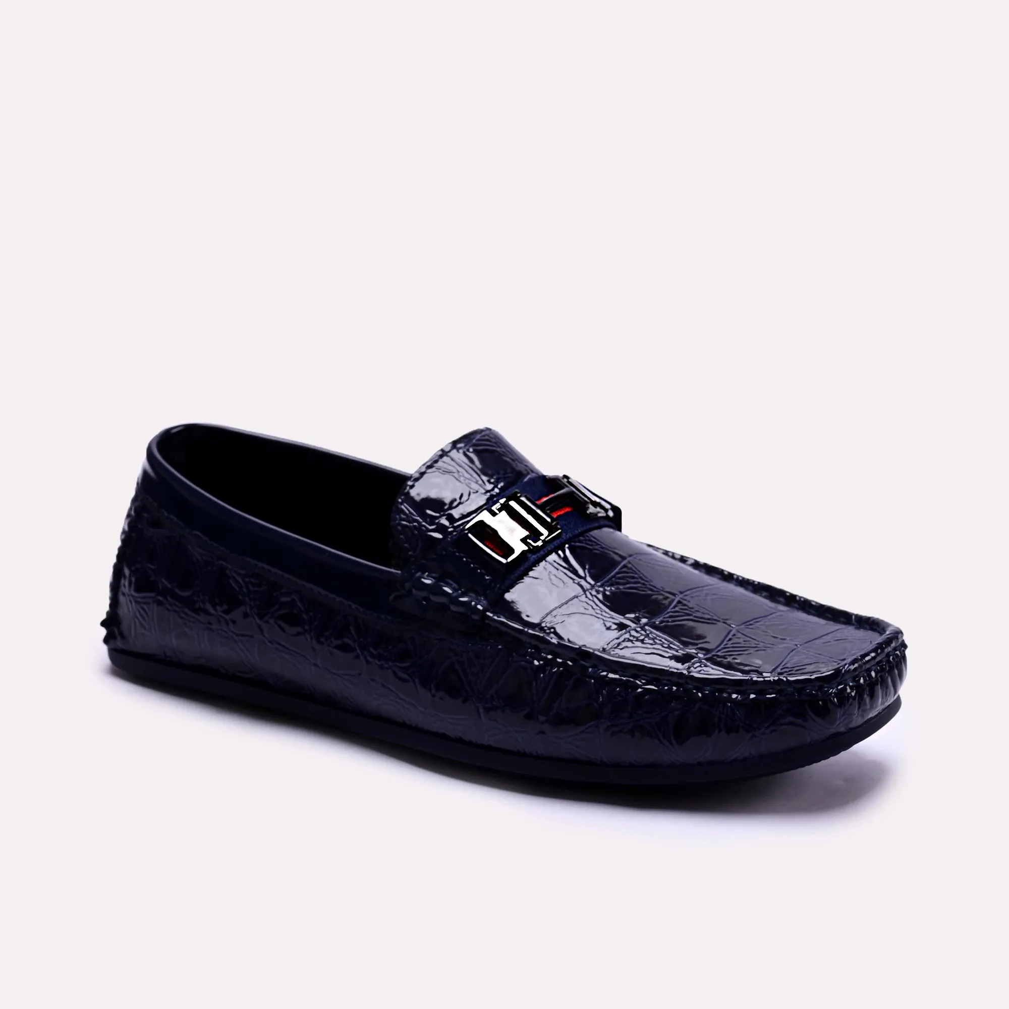 Jeff Blue Tortoise Loafers 0130791 Clogs Flexible Build