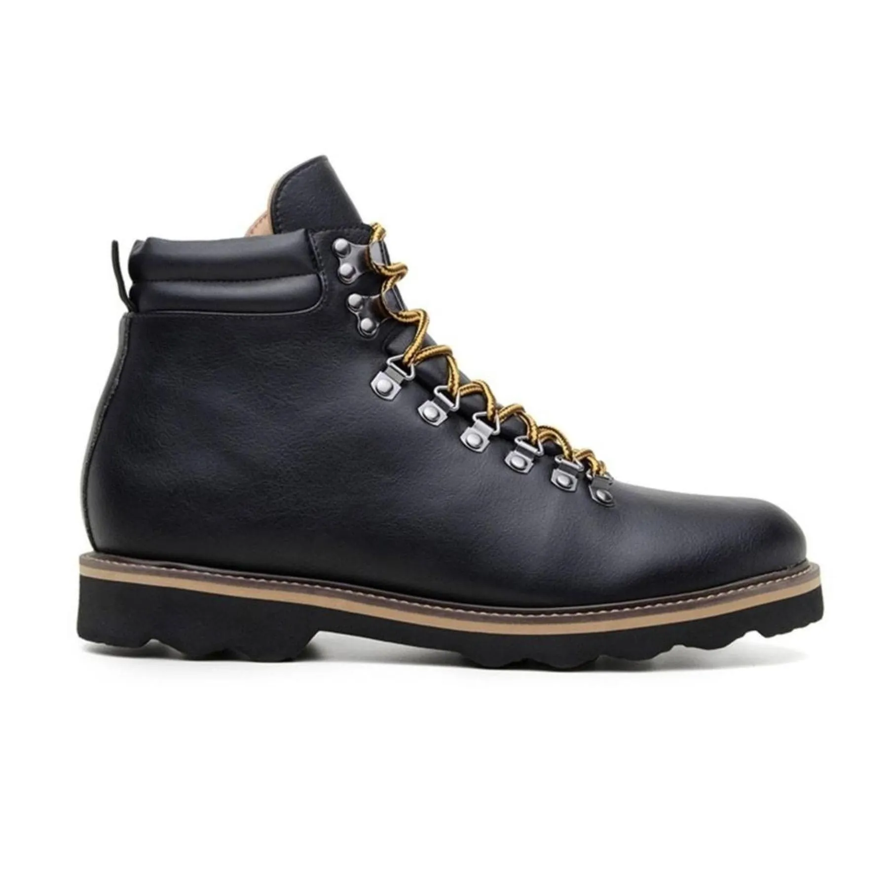Soft Support Slip Resistant Rural Traveler 'Jeffery' Unisex Boots by Ahimsa - black
