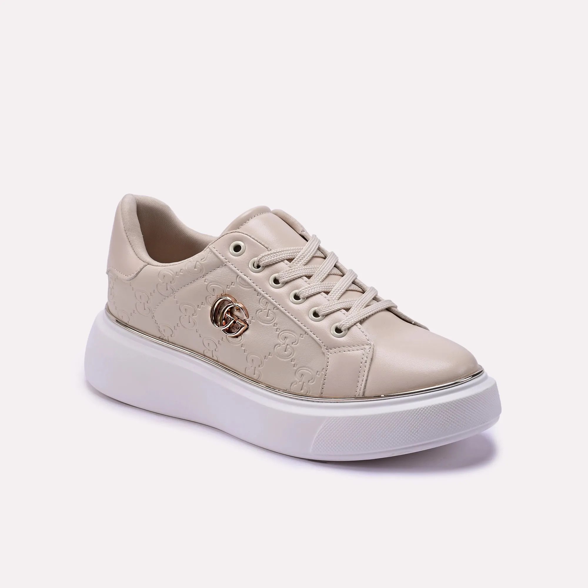 Fawn Lace up Sneakers 0440645 Daily Activity Subtle Detail