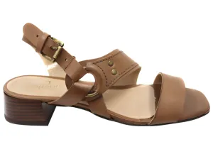 Via Paula Tina Womens Comfortable Brazilian Leather Sandals Trendy Vacation Sandals