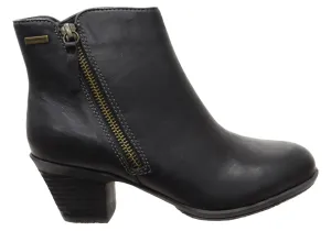 Ankle Support Breathable fabric Comfortiva Barras Womens Comfortable Leather Mid Heel Ankle Boots