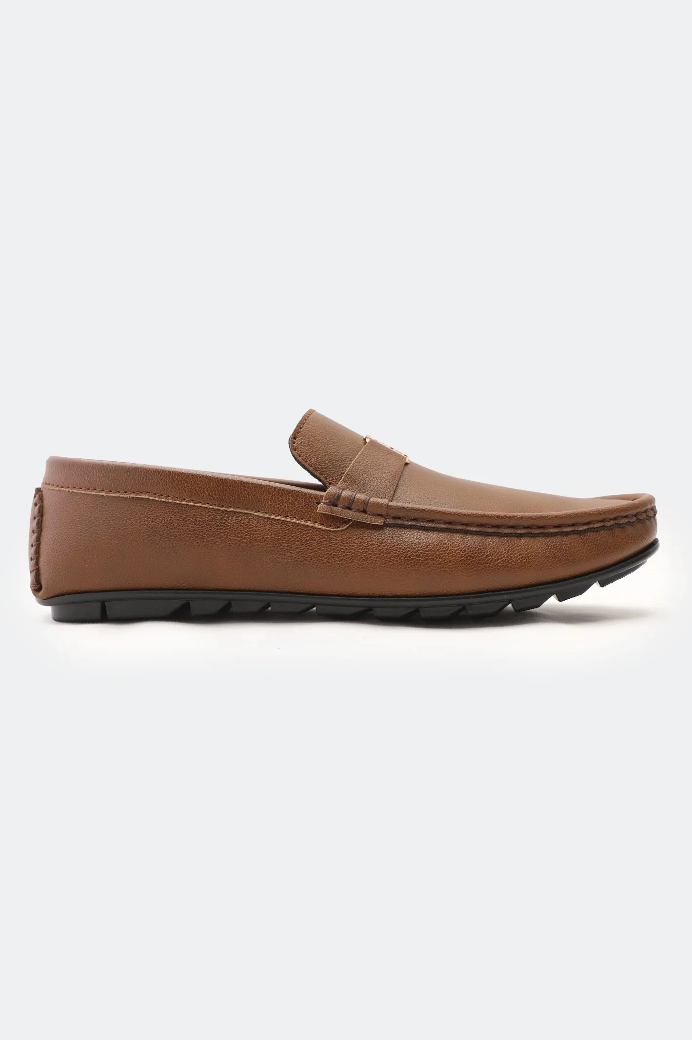 Tan Casual Shoes For Men Elastic Lacing Clean Aesthetic