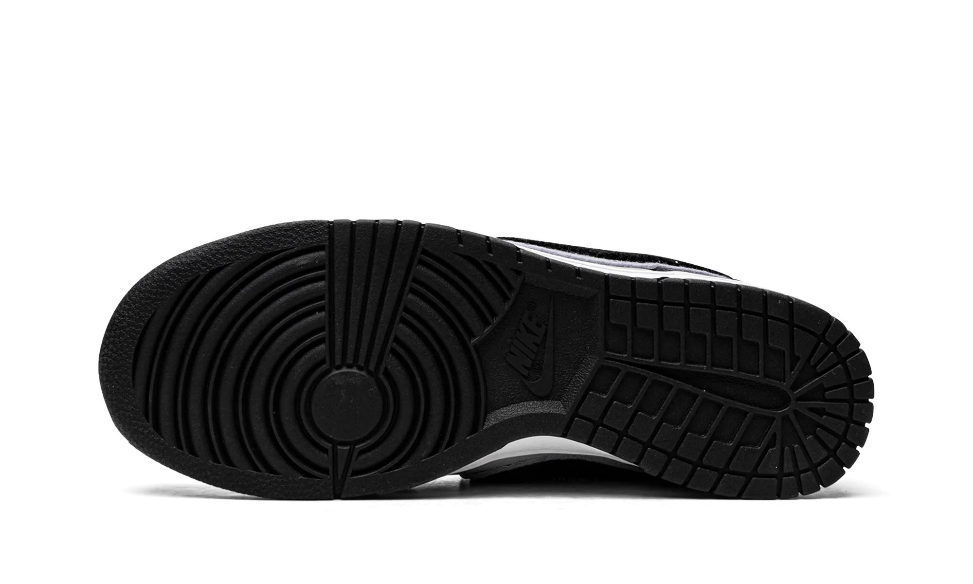 Dunk Low "Chenille Swoosh Black Grey" Subtle Form Flex Motion