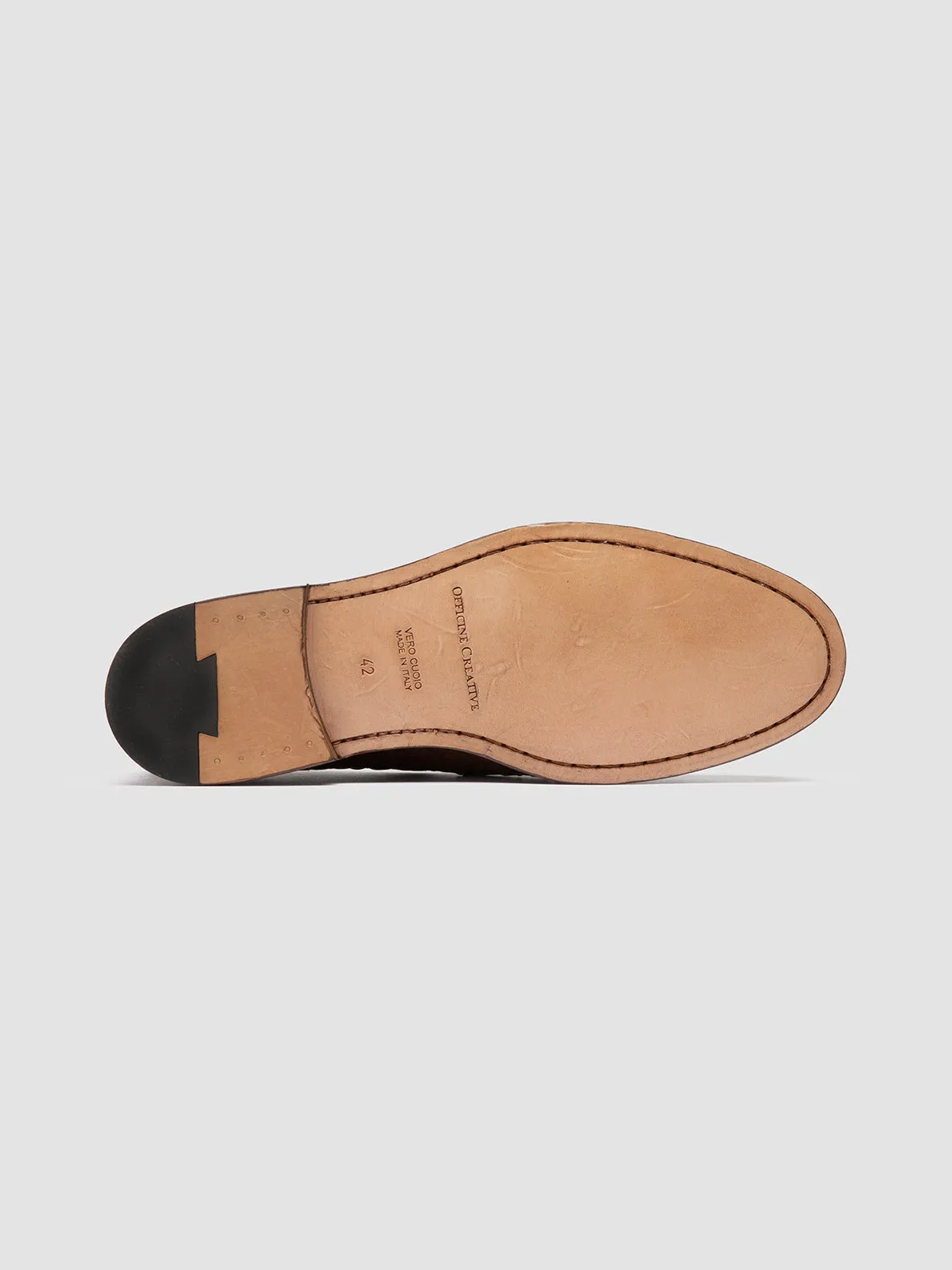 OPERA 003 - Brown Leather Penny Loafers Any Season