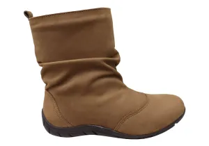 Moisture wicking Comfort Ankle Andacco Ashleigh Womens Brazilian Comfortable Leather Boots